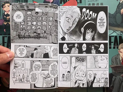 English Version Japanese Anime SPY×FAMILY Official Comic Book Volume (Spy Play House) Espionage, Action, Family, Comedy Book Good Vibrations