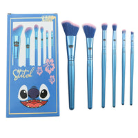 6pcs Disney Stitch Makeup Brush Kawaii Wooden Handle Powder Eye Shadow Foundation Blush Blending Beauty Make Up Brush Good Vibrations