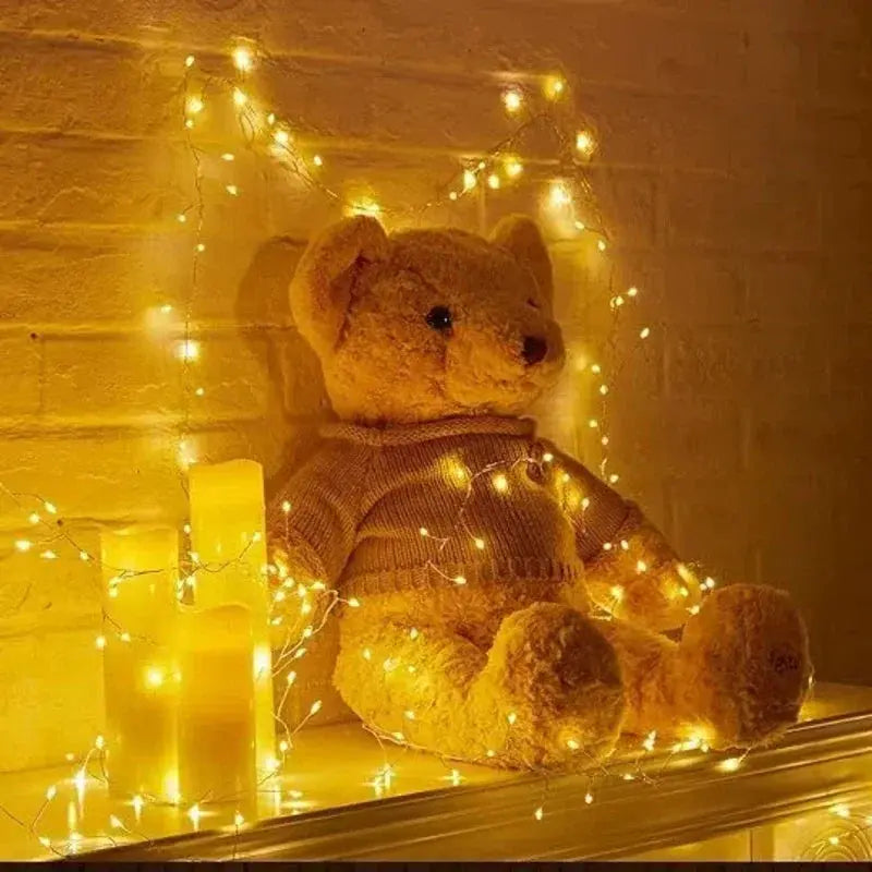 Christmas decorations 2024 String Light Xmas Tree Hanging Ornament Christmas supplies For DIY Wreath Home Weeding Indoor Outdoor Good Vibrations