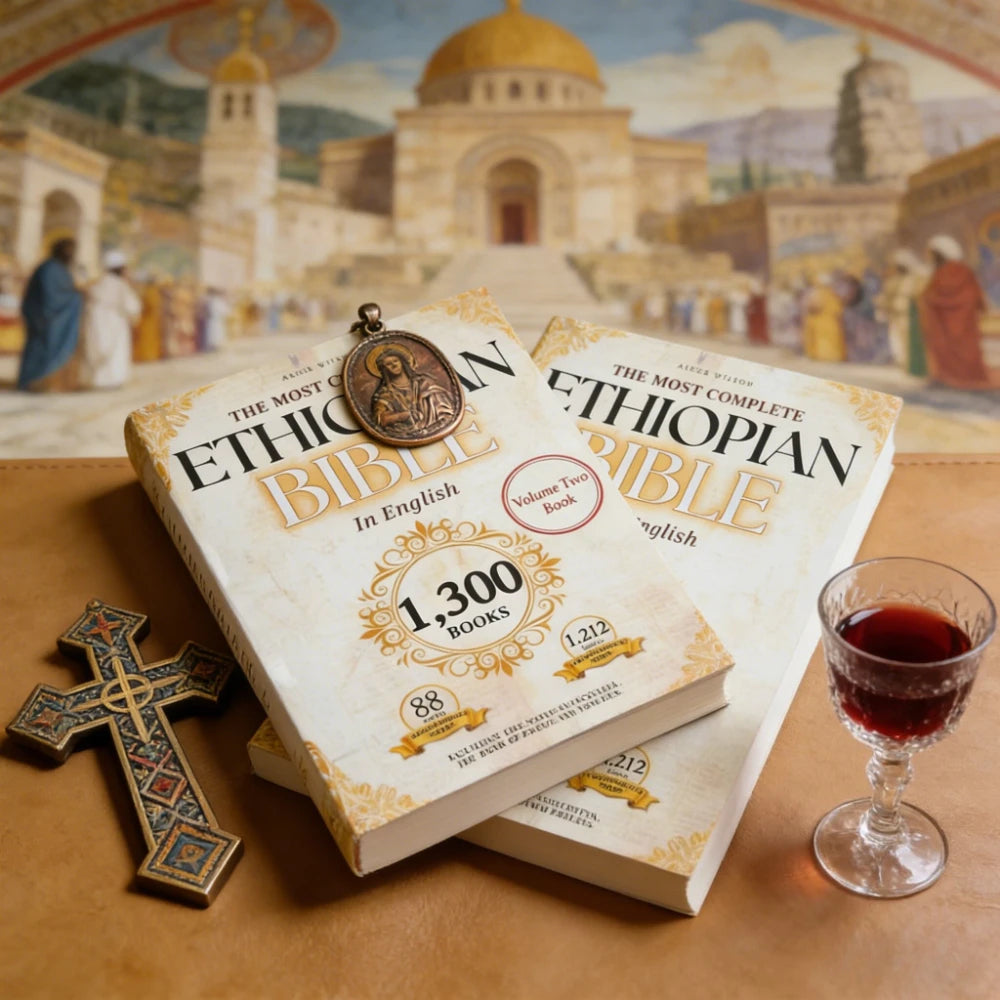 (Two-Pack) THE COMPLETE ETHIOPIAN BIBLE in English 88 Scriptures: including Missing Apocrypha, Book of Enoch, Jubilees. Good Vibrations