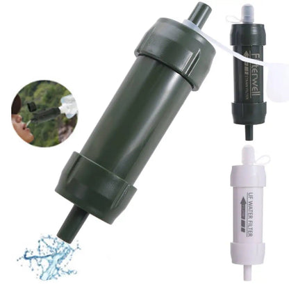 Mini Mini Water Filter Straw Purifier Direct Drinking Purification Water Filter TUP Straw Drinking Water Filtering Straw Hiking Good Vibrations