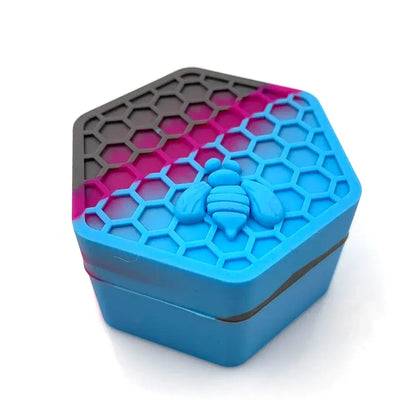 Wax Jar Silicone Box Bee Style for Oil Cream Box Easy To Hold and Carry Herb Container GOOD Vibrations Adult Super Store