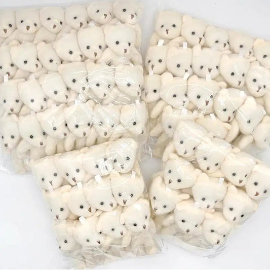 10/12/18/20Pcs Birthday Wedding Party Favors Supplies DIY Accessory Mini Cute Cartoon Plush Bear Girl Gift Doll Toys Good Vibrations