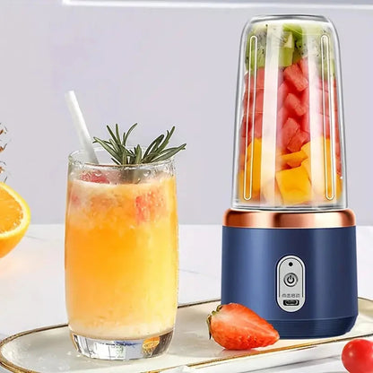 Portable Blender Bottle Multifunction Juice Blender Fresh Juice Smoothie Blender Ice CrushCup Food Processor Juicing Tool Good Vibrations