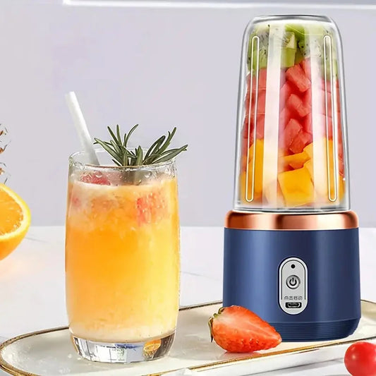 Portable Blender Bottle Multifunction Juice Blender Fresh Juice Smoothie Blender Ice CrushCup Food Processor Juicing Tool Good Vibrations