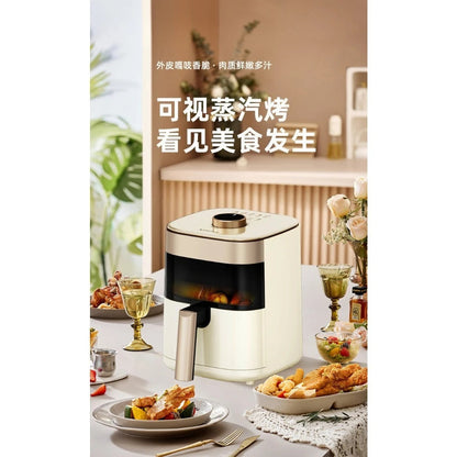 Air fryer - Home-use 5L large-capacity fryer, intelligent baking machine, multi-functional electric fryer, oven Good Vibrations
