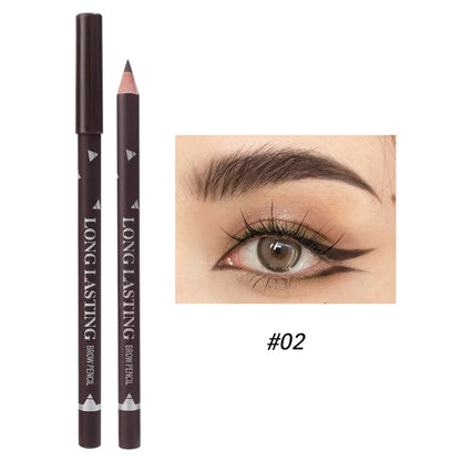 Natural Microblading Eyebrow Pencil Waterproof Eye Brow Enhancer Pen Long Lasting Eyes Makeup Tools Cosmetics Black Brown Gray Good Vibrations
