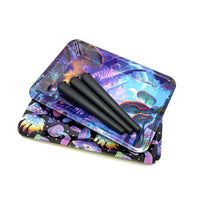Rolling Tray 18X12.5CM Metal Tin Box 118mm Smell Proof Case Tube Combo Tinplate Sealed Container Cigarette Accessories GOOD Vibrations Adult Super Store