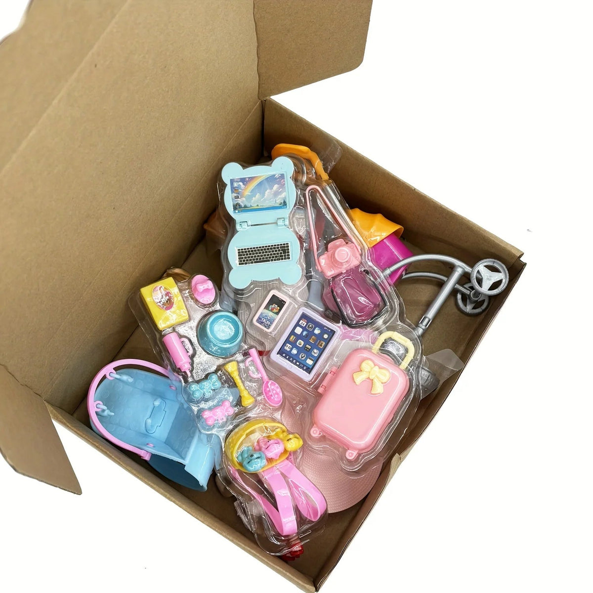 1 Sets Puzzle Toy 30cm Pregnant Big Belly Doll Toy Set Dog Cart Doll Accessories Childbirth Function Set Good Vibrations