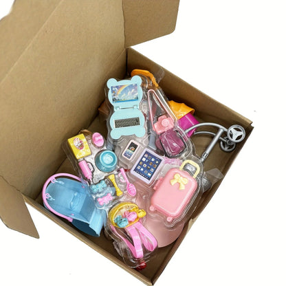 1 Sets Puzzle Toy 30cm Pregnant Big Belly Doll Toy Set Dog Cart Doll Accessories Childbirth Function Set Good Vibrations