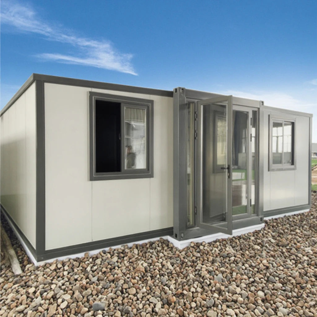 Modern Prefab House for Sale 20ft Expandable Tiny Home 2 Bedroom Modular Prefabricated House with Bathroom and Kitchen Good Vibrations