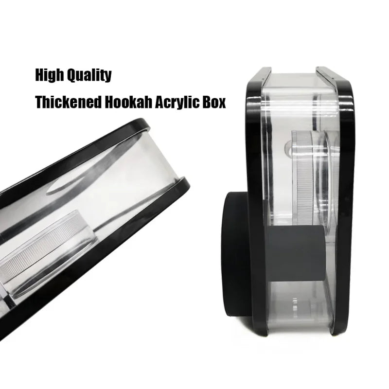 High quality thickened acrylic hookah box for CRUSHER LED Smoking Pipe.