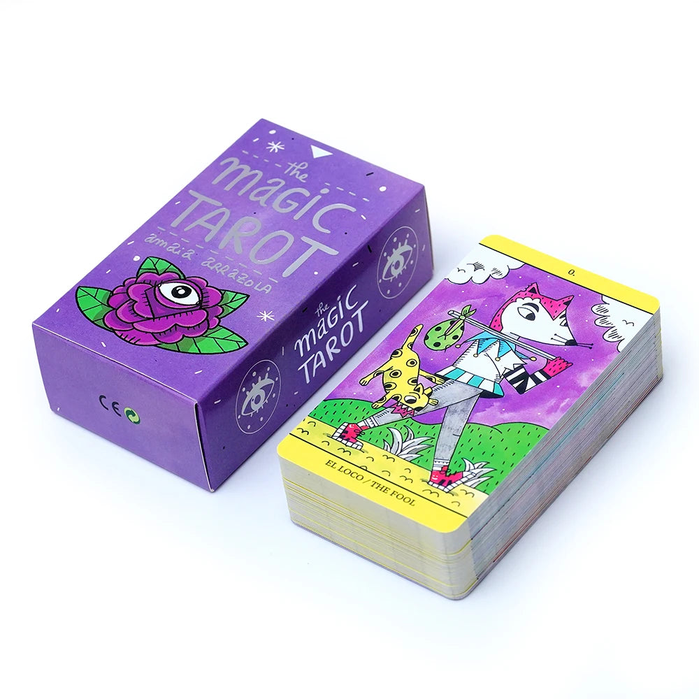 España The Magic Tarot Cards in Spanish Version Board Game Divination Deck for Beginners Oracle Cards Tarot Deck  Family Party Good Vibrations