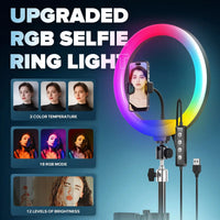 360 Photo Booth 39.4" with RGB Ring Light 360 Photobooth with App Control 360 Rotating Photo Booth Machine for Parties Events Good Vibrations