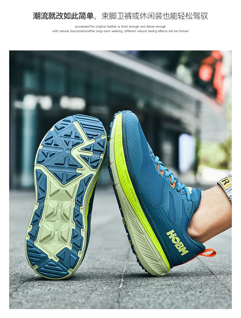 Men's Shoes Sneakers Running Shoes for Men Unisex Women Casual Walking Lace-up Training Lightweight Dark Blue Fashion Lifestyle Good Vibrations
