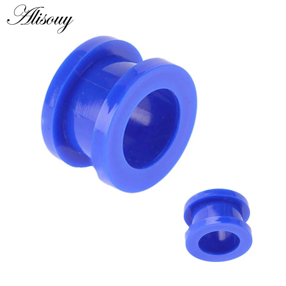 2Pcs/lot Fake Cheater Acrylic Ear Plugs And Tunnels Ear Expander Stretchers Kit Ear Tragus Piercing Set Body Jewelry 9 Sizes Good Vibrations Adult Super Store
