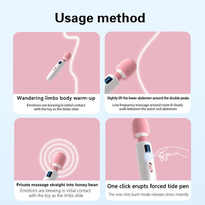 AV Vibrator for Women Clitoris Stimulator Heating Powerful Female G spot Massager Digital Display USB Rechargeable Sex Toy Adult Good Vibrations Adult Super Store