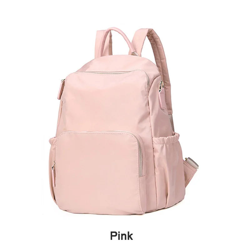 Women Backpack Fashion All-match Oxford Cloth Lady Business Travel Leisure Canvas Bag Girl Large-capacity Anti-theft Schoolbag Good Vibrations