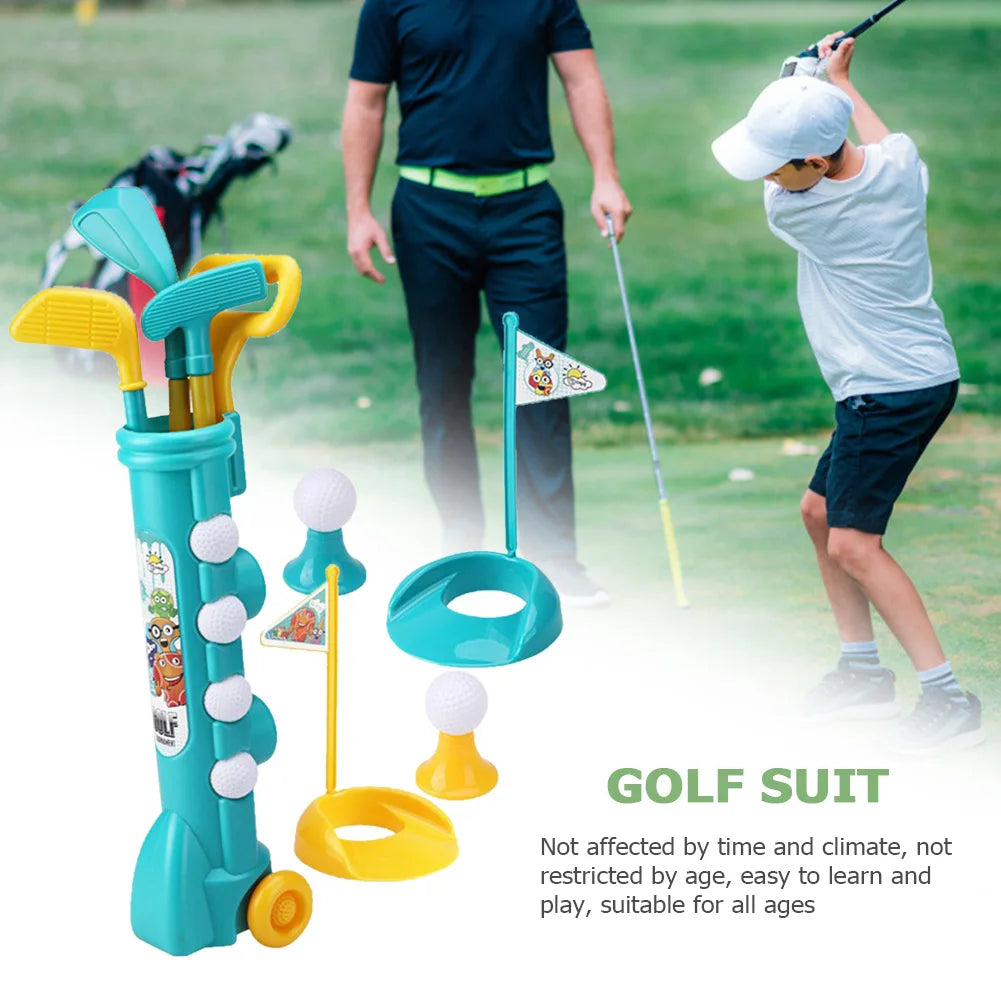 Mini Putter Golf Club Toy Funny Sports Golf Clubs Set Parent Child Educational Activities Outdoor Sports Game Toy Good Vibrations