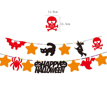 Halloween Decoration Banner for Home Living Room Decoration Halloween Party Good Vibrations