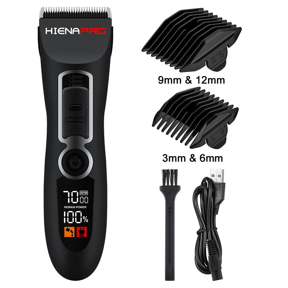 Hiena Hair cutting machine home appliance hair clipper professional machines Electric shaver Body Groomer hair Trimmer for Men Good Vibrations