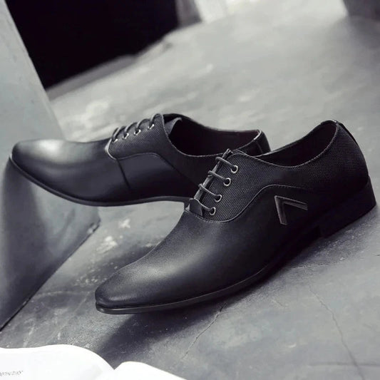 Italian Formal Shoes Mens Dress Shoes Leather Wedding Dress Man Oxford Shoes For Men Office Scarpe Uomo Eleganti Laarzen Dames Good Vibrations