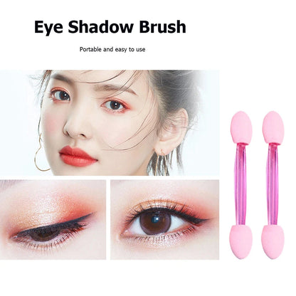 50pcs Eyeshadow Brushes Double Sided Sponge Women Make Up Eye Shadow Brushes Good Vibrations