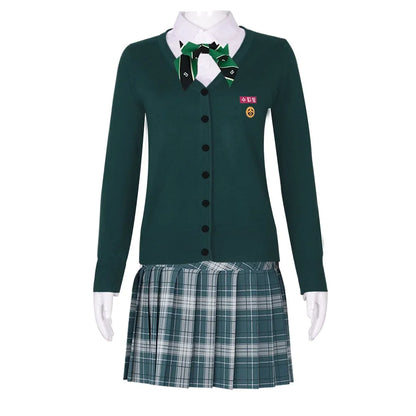 Movie All of Us Are Dead Cosplay Costumes Women JK Hyosan High School Uniform Shirt Skirt Pants Halloween Couple Jacket Outfits Good Vibrations