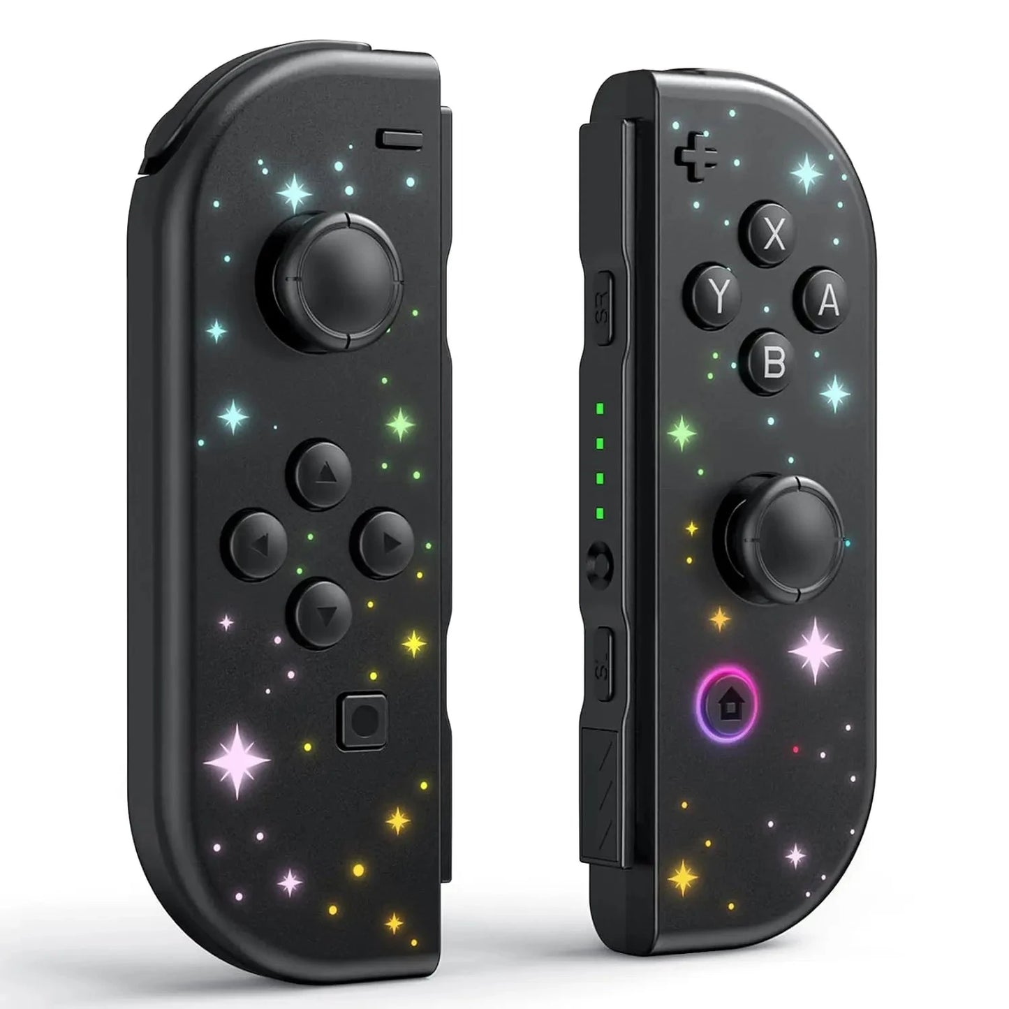Replacement for Switch Joycon, Controller for Switch/Lite/OLED, with 6-Axis Gyro, Dual Vibration, Motion Control, Screenshot Good Vibrations