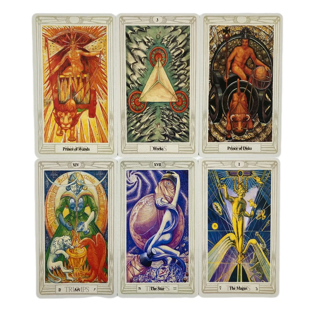 Thoth Tarot Cards A 78 Deck Oracle English Divination Edition Board Playing Games Good Vibrations