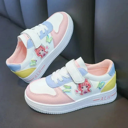 CKid Shoes Sneaker Shoe Boys Girls Baby Cartoon Canvas Sports Shoes Spring Autumn Children Board Shoes with Leisure New Fashion Good Vibrations