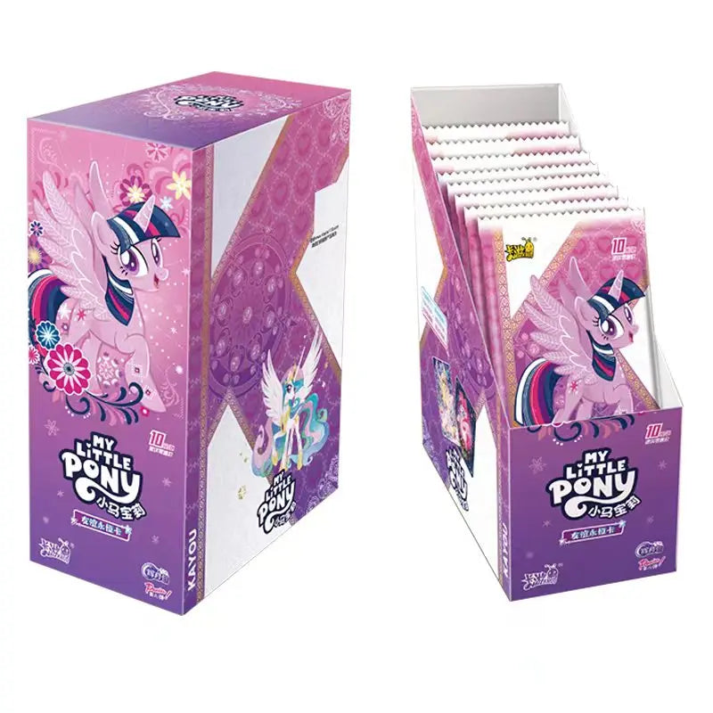 KAYOU Genuine My Little Pony Card Cute Funny Party Friendship Eternal Cards SGR Princess Anime Game Collectible Cards Toys Gifts Good Vibrations