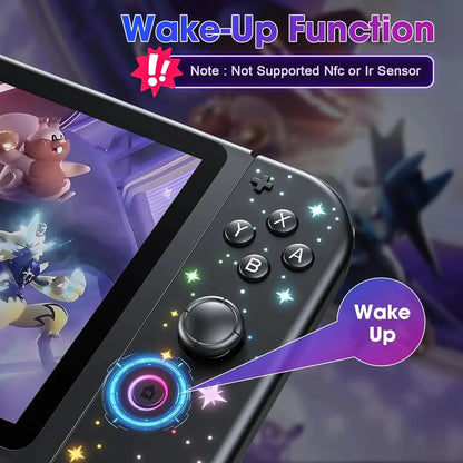 Replacement for Switch Joycon, Controller for Switch/Lite/OLED, with 6-Axis Gyro, Dual Vibration, Motion Control, Screenshot Good Vibrations