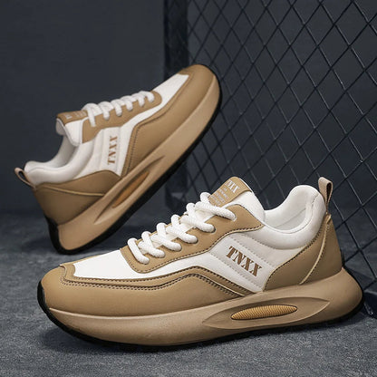 New Casual Sneakers Breathable Male Sneaker Round Toe Platform Outdoor Non-slip Comfortable Fashion Shoe Trend Shoes for Men Good Vibrations