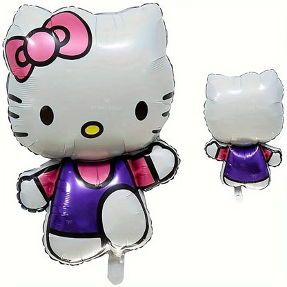 Sanrio Party Balloon Decoration Cute Hello Kitty Birthday Kids Theme Scene Layout Hello Kitty Room Decor Kawaii Gift for Girl Good Vibrations