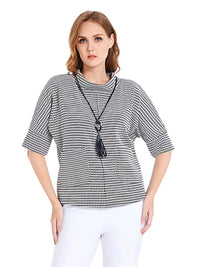 Womens plus size woven round neck shirt belongs to the category of womens clothing Good Vibrations