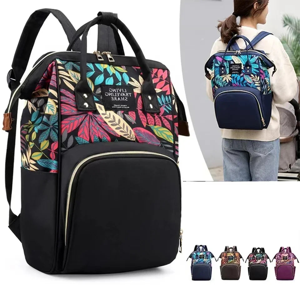 Fashionable Women Backpack with Large Capacity for Traveling Stylish Mommy Bag Heavy-duty Easy To Carry Wide Range of Uses Good Vibrations