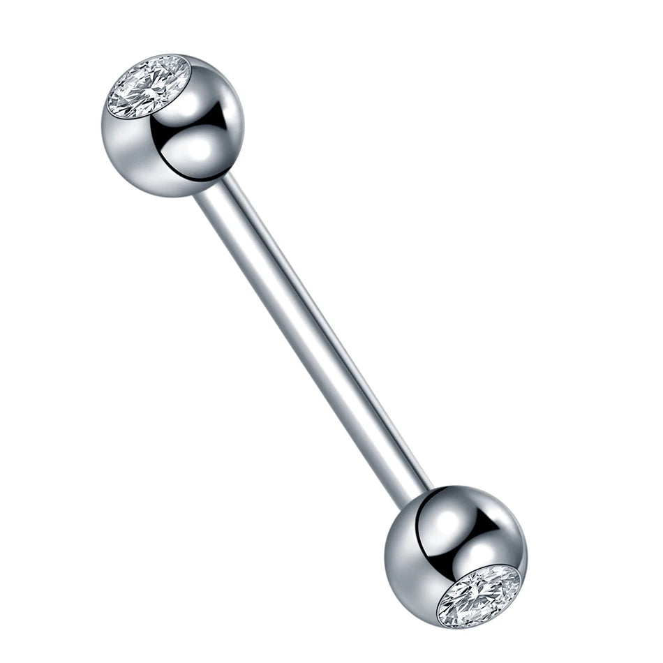 1PC Stainless Steel Heart Shaped Tongue Ring Barbell Tongue Piercing Cute Bar Ear Tragus Studs Nipple Bar Piercing Body Jewelry Good Vibrations