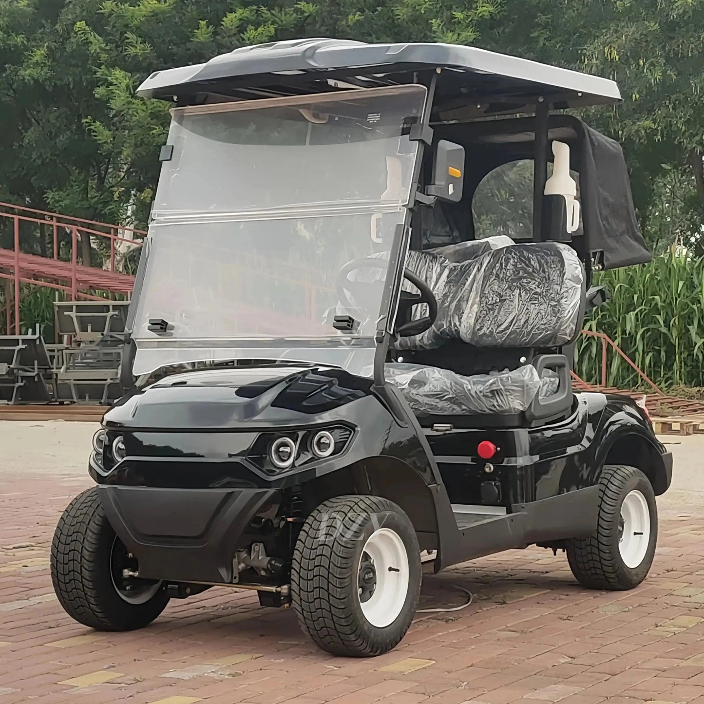 Factory ODM high-end 4-seater electric golf cart, amusement park reception vehicle, electric stroller, beach buggy Good Vibrations