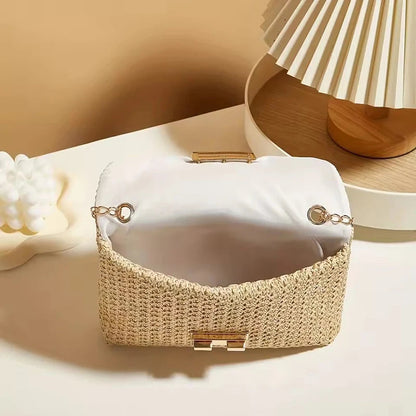 Crossbody Bag for Women Chain Strap Banquet Stylish Accessory Shoulder Bag for Day-to-Night Outfits Good Vibrations