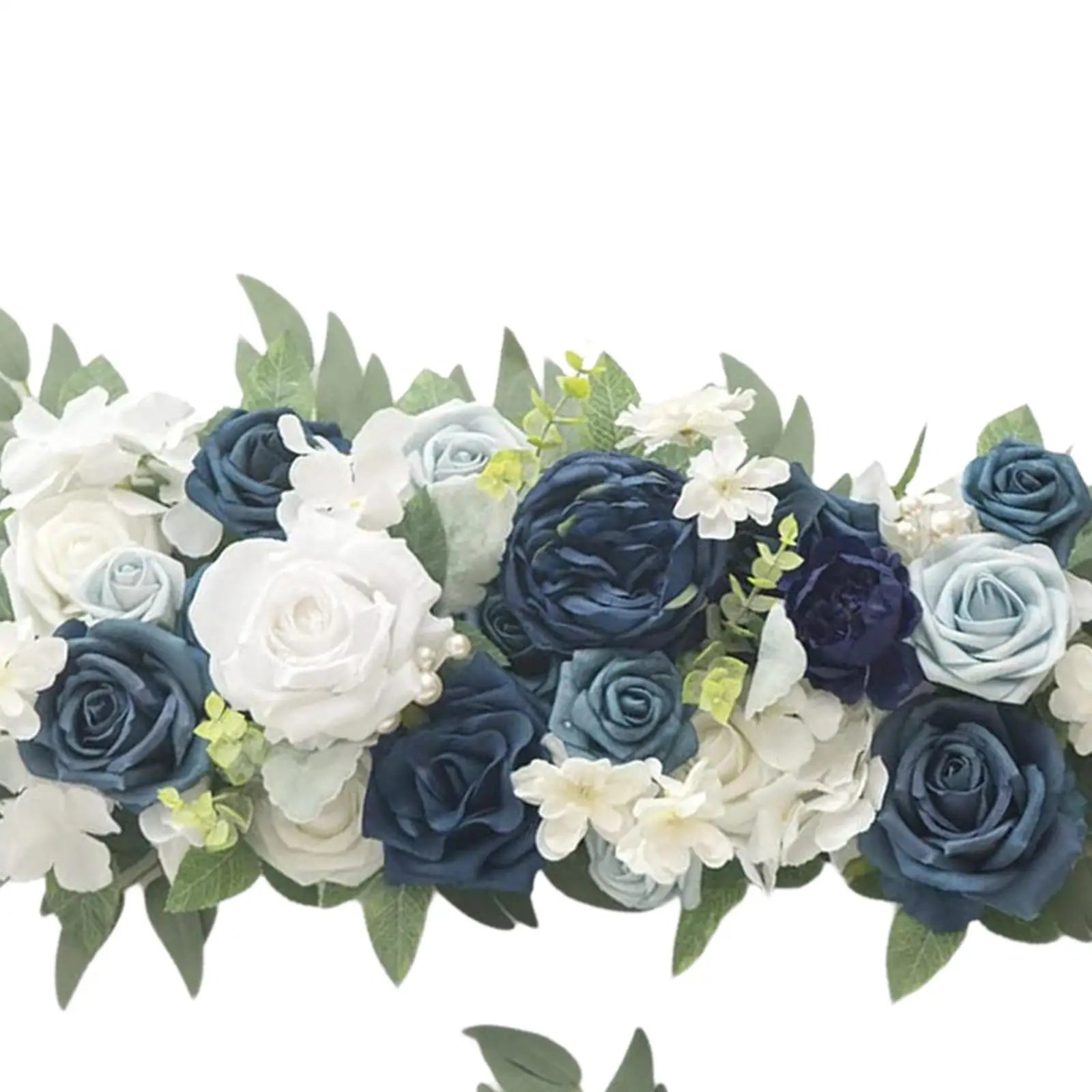 2x Artificial Floral Swag Flowers Backdrop for Party Craft Art Decorative Good Vibrations