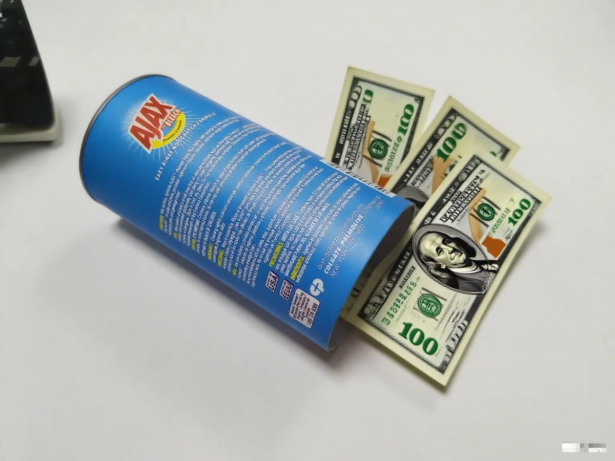 Ajax Stash Can Diversion Safe with Huge Hidden Compartment for Keys, Cash and Valuables Good Vibrations