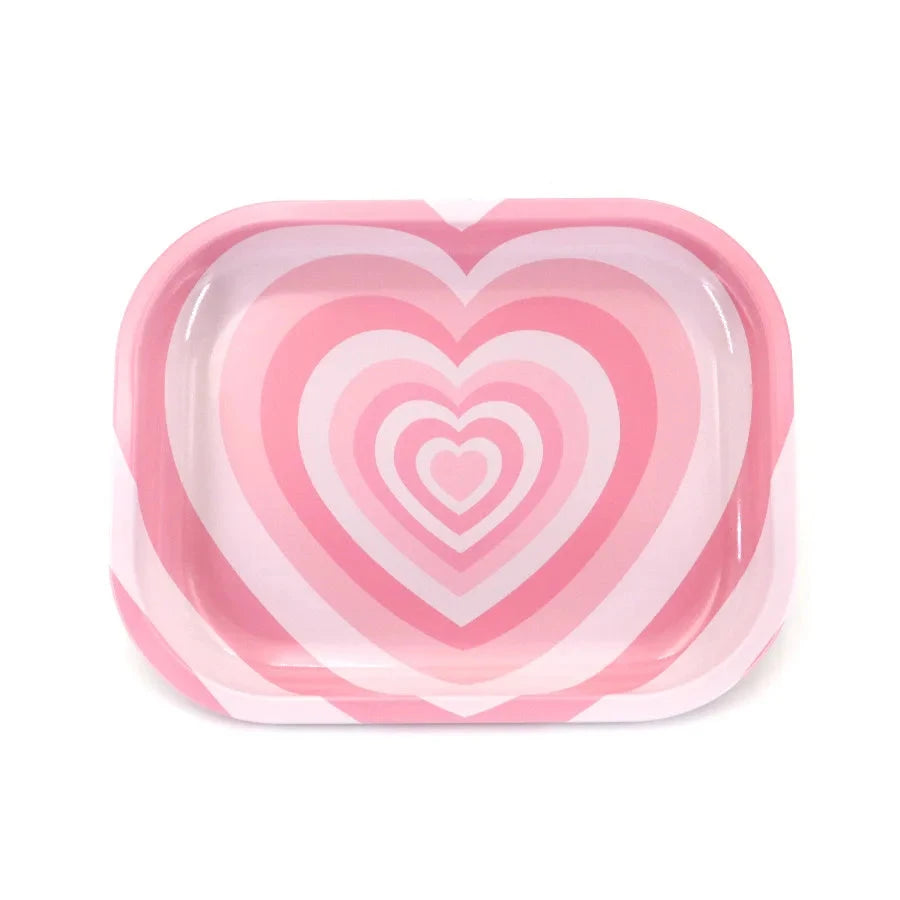 Rolling Tray Smoking Grinder Accessories Cigar Hand Roll Tinplate Tray Ashtray Home Party Gifts for Men Women Good Vibrations Adult Super Store