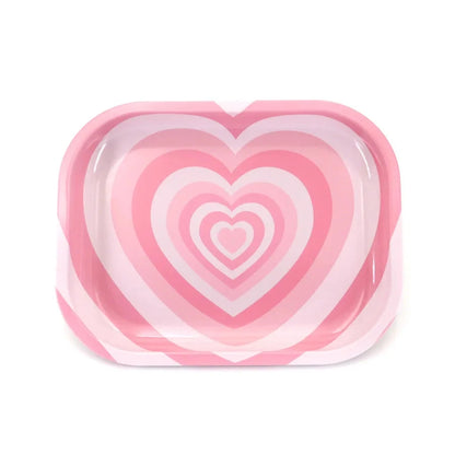 Cigar Hand Roll Tinplate Tray Ashtray Metal Rolling Tray Smoking Accessories Home Party Gifts for Men Women Good Vibrations Adult Super Store