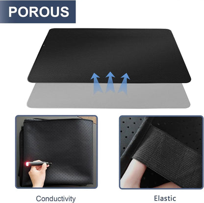 Grounding Earthing Mat for Bed Queen Size Inches with 15ft Cord Anti Static Mat for Better Sleep Stress Relief Pain Reduction Good Vibrations