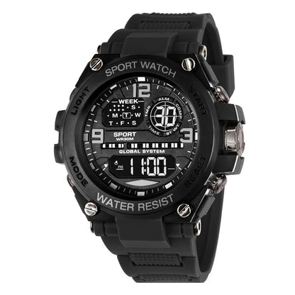 Top Luxury Electronic Watch for Man Outdoor Sport Watch Stopwatch Waterproof Calendar Digital Clock 24355 Good Vibrations