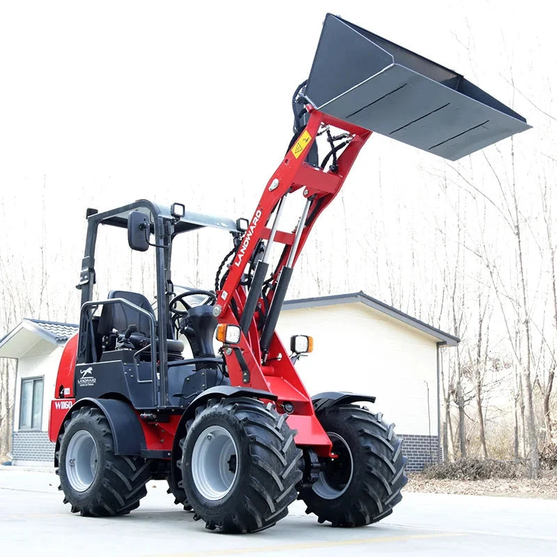 Mini loader with high efficiency and good maneuverability wheel loader  CE EPA Front End Type Wheel Mini Loader Customized Good Vibrations