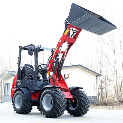 Mini loader with high efficiency and good maneuverability wheel loader  CE EPA Front End Type Wheel Mini Loader Customized Good Vibrations