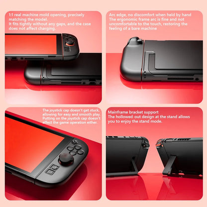 New Portable Silicon Case with Stand Protective Case Sleeve Handle Grip Cover Protective Shell for Switch 2 Game Accessories Good Vibrations