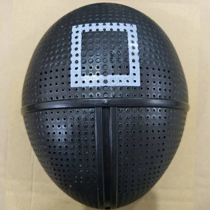 Halloween Cosplay Disguise Masks Triangle Circle Square Mask Black Full Face Mask Film Theme Costume Supplies Good Vibrations